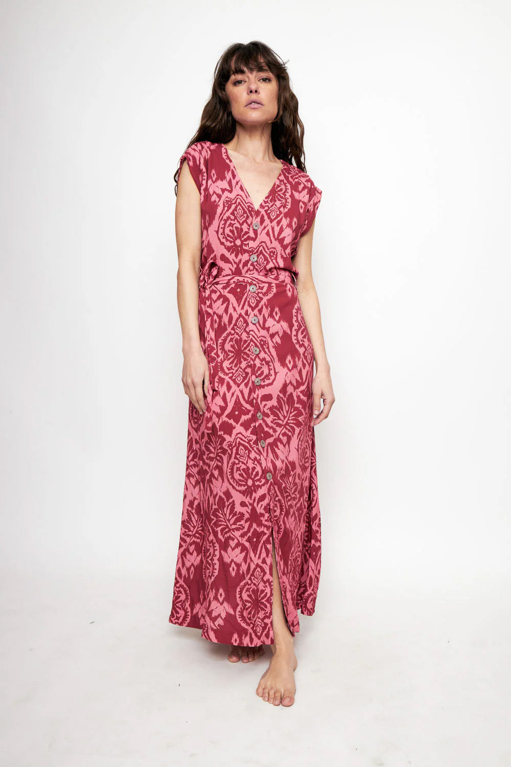 Vestido Dixy Print Rosado Mujer ECOVERO™