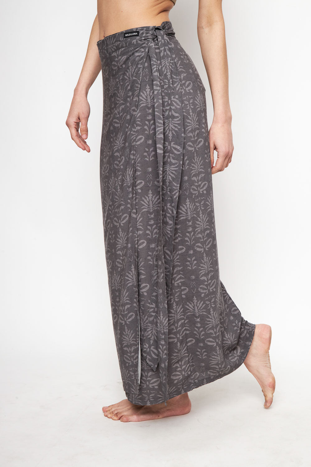 Falda Vina Print Gris Mujer ECOVERO™