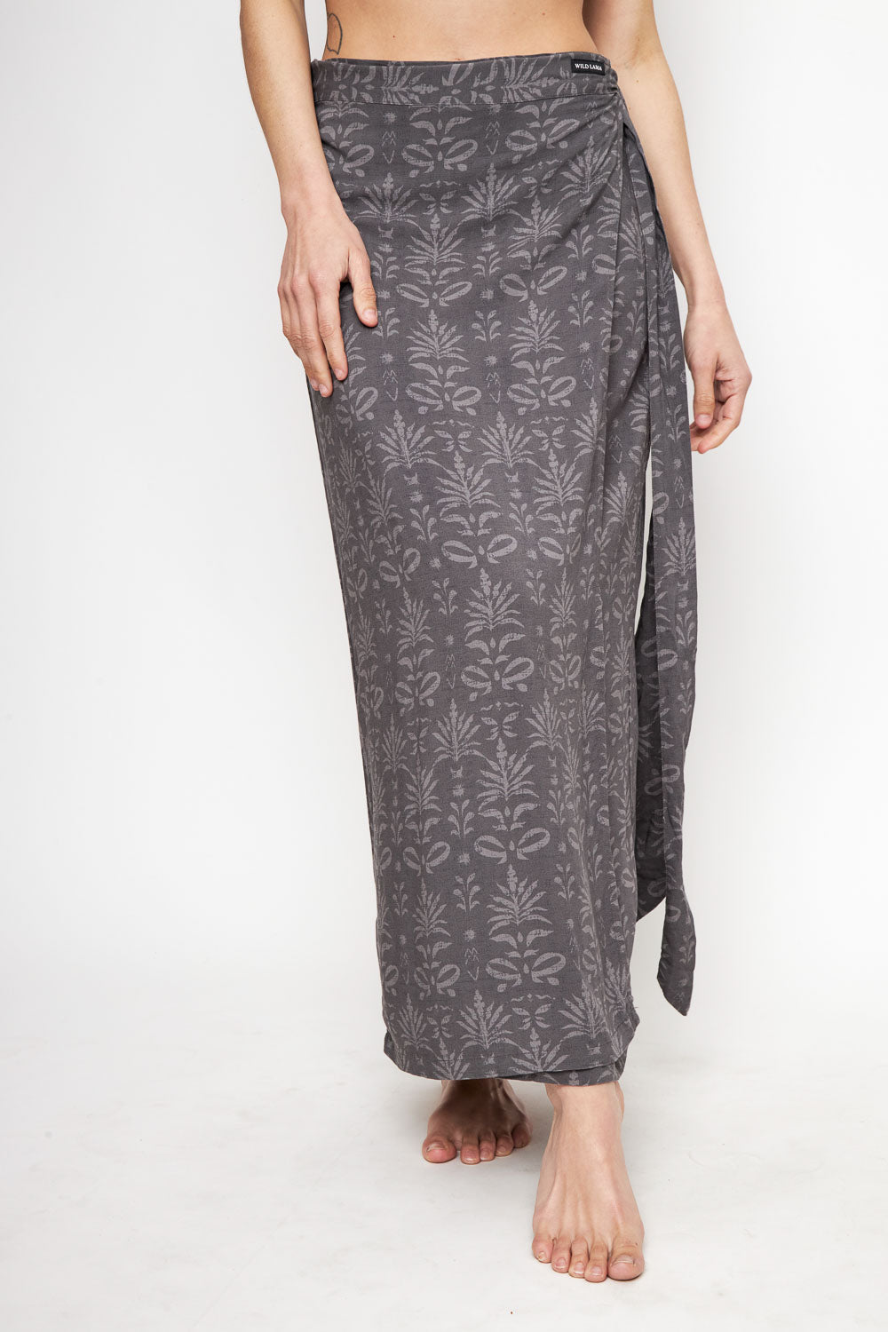 Falda Vina Print Gris Mujer ECOVERO™