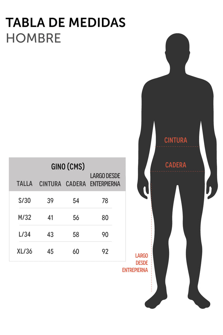 Jeans Gino Orgánico Gris Hombre