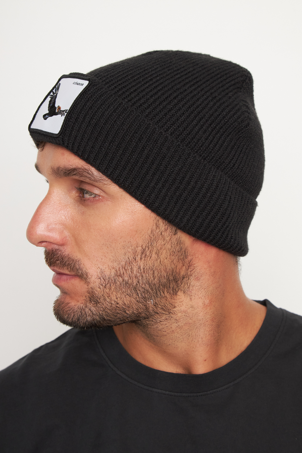 Gorro Huilo Reciclado Negro