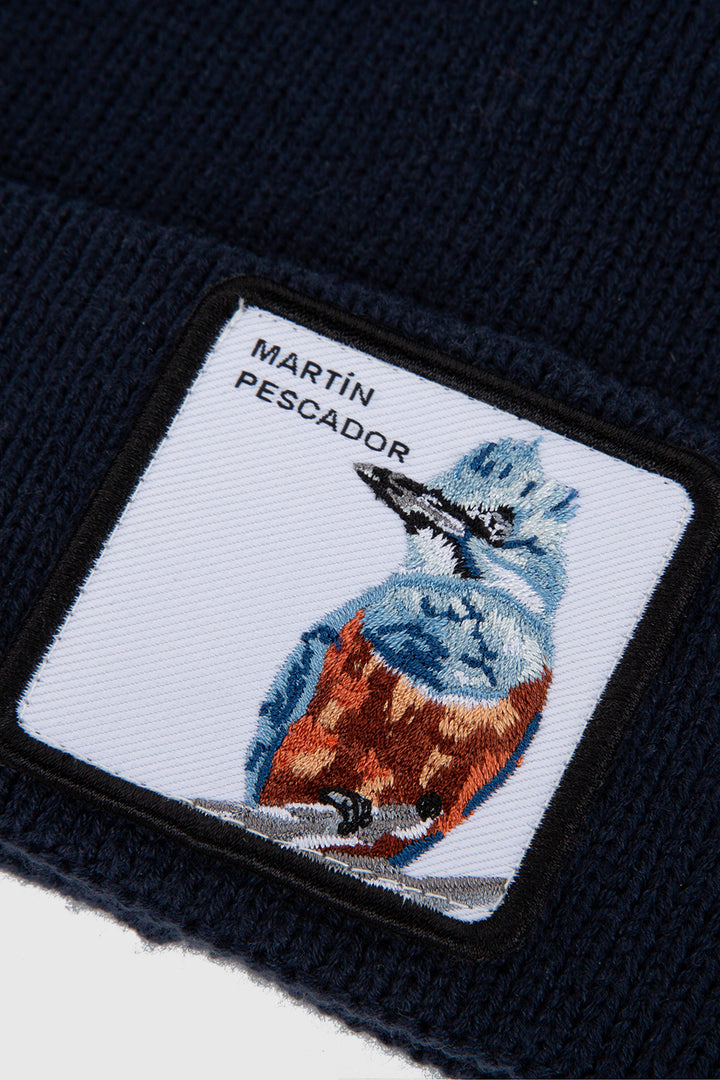 Gorro Huilo Reciclado Azul