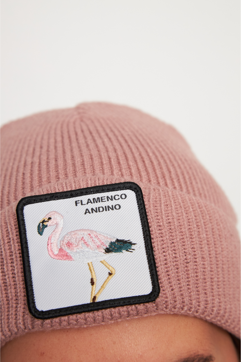 Gorro Huilo Reciclado Rosado