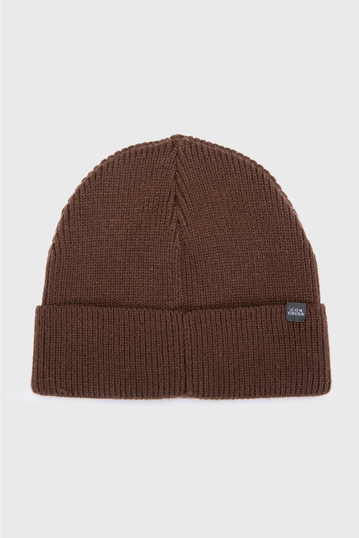Gorro Huilo Reciclado Café