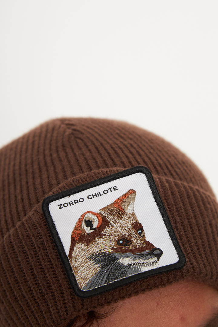 Gorro Huilo Reciclado Café