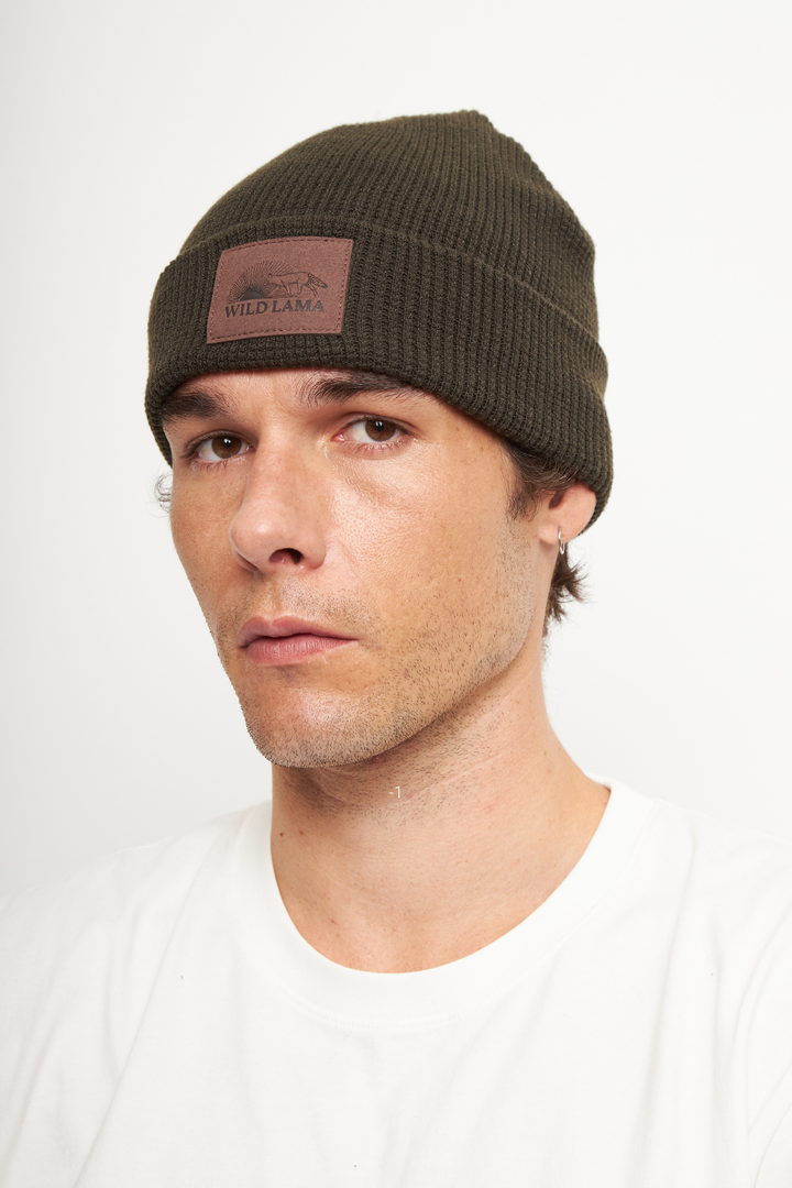 Gorro Loku Reciclado Verde Militar