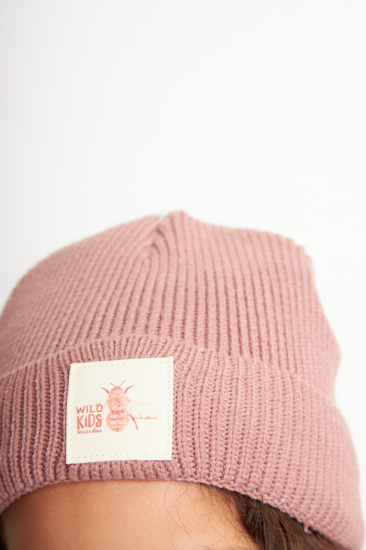 Gorro Neve Con Causa Reciclado Rosado Kids