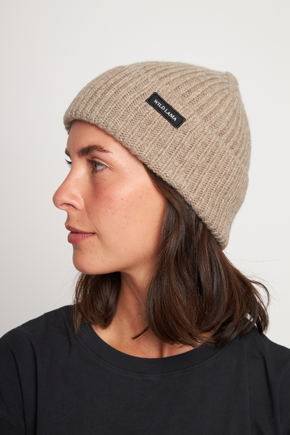 Gorro Lana Merino Rita Beige