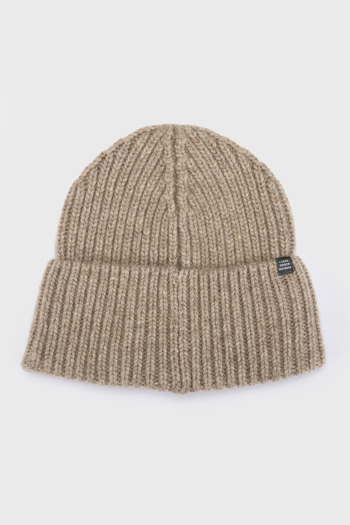 Gorro Lana Merino Rita Beige