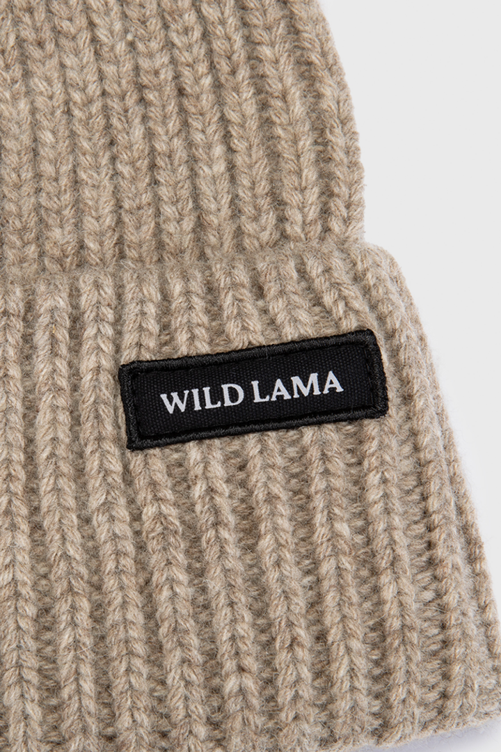 Gorro Lana Merino Rita Beige