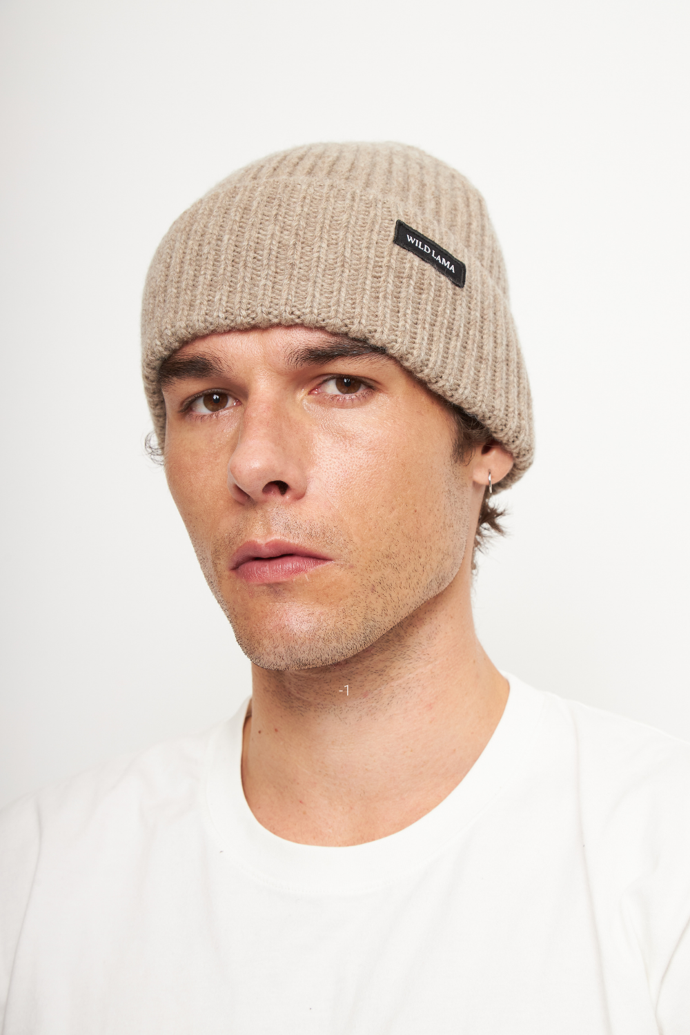 Gorro Lana Merino Rita Beige