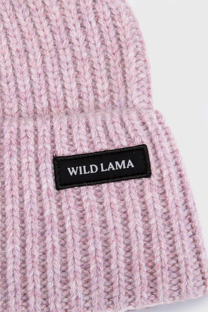 Gorro Lana Merino Rita Rosado