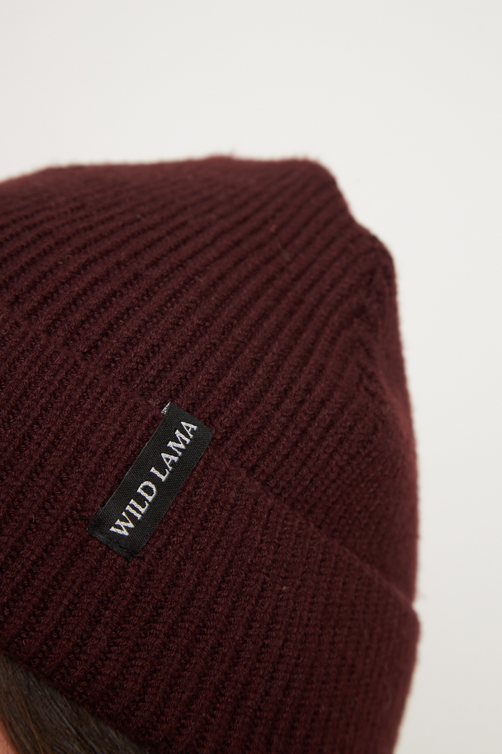 Gorro Ruta Reciclado Burdeo