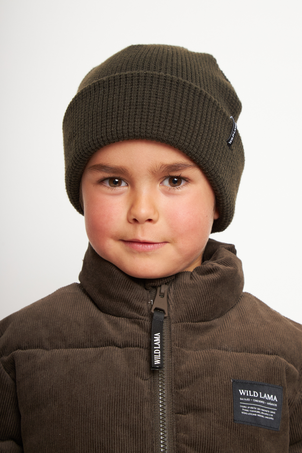 Gorro Toki Reciclado Verde Militar Kids