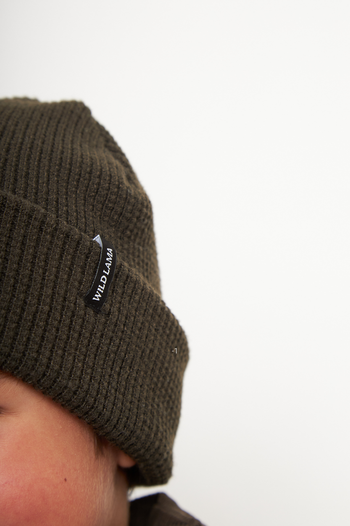 Gorro Toki Reciclado Verde Militar Kids