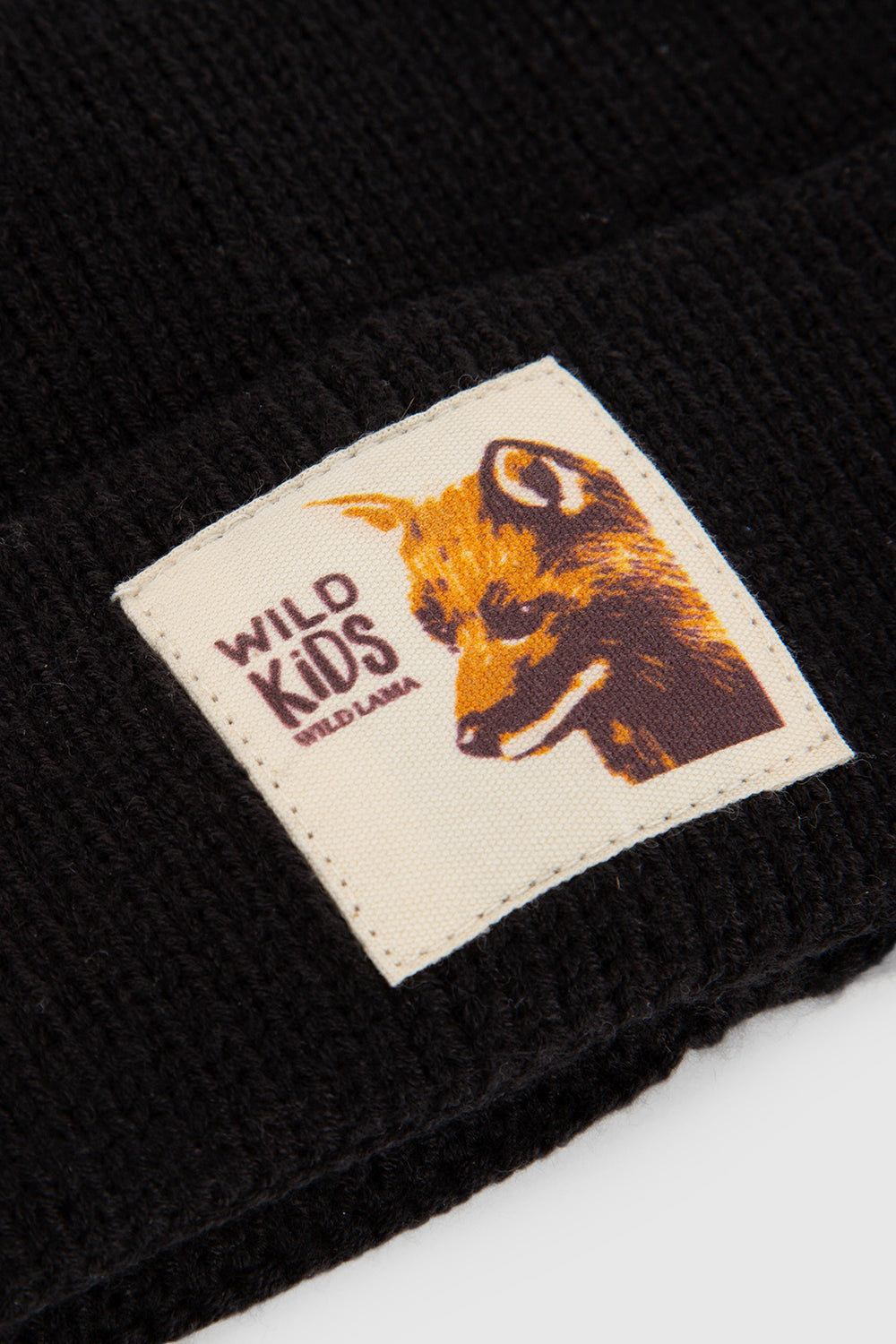 Gorro Neve Con Causa Reciclado Negro Kids