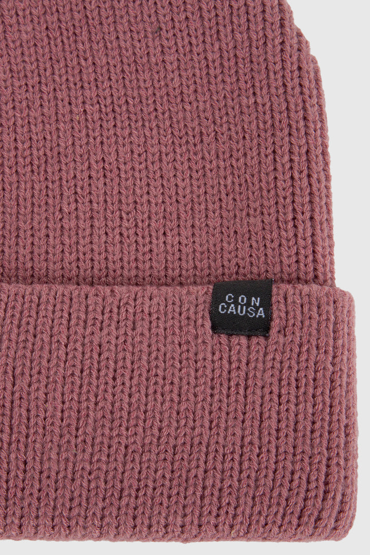 Gorro Neve Con Causa Reciclado Rosado Kids