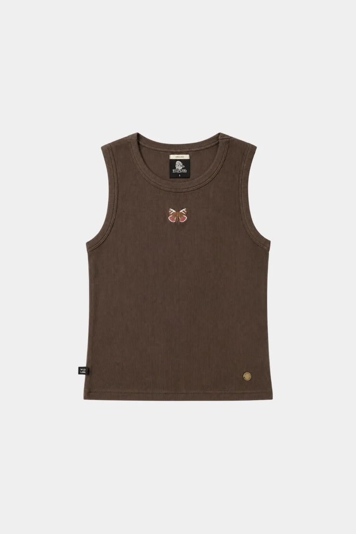Polera Popy Orgánica Café Mujer