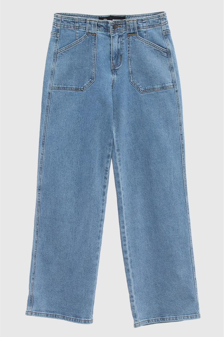 Jeans Aira Orgánico Denim Azul Mujer