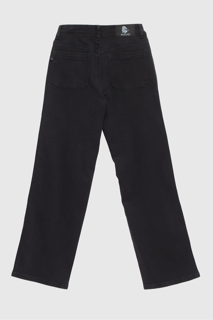 Jeans Aira Orgánico Denim Negro Mujer