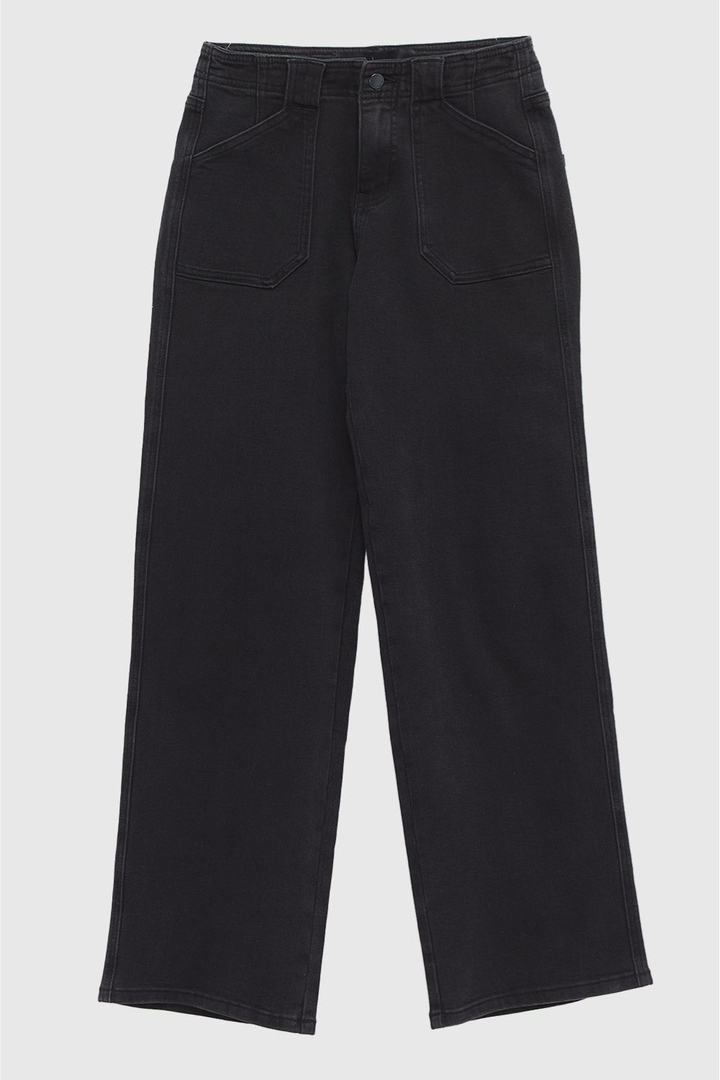 Jeans Aira Orgánico Denim Negro Mujer