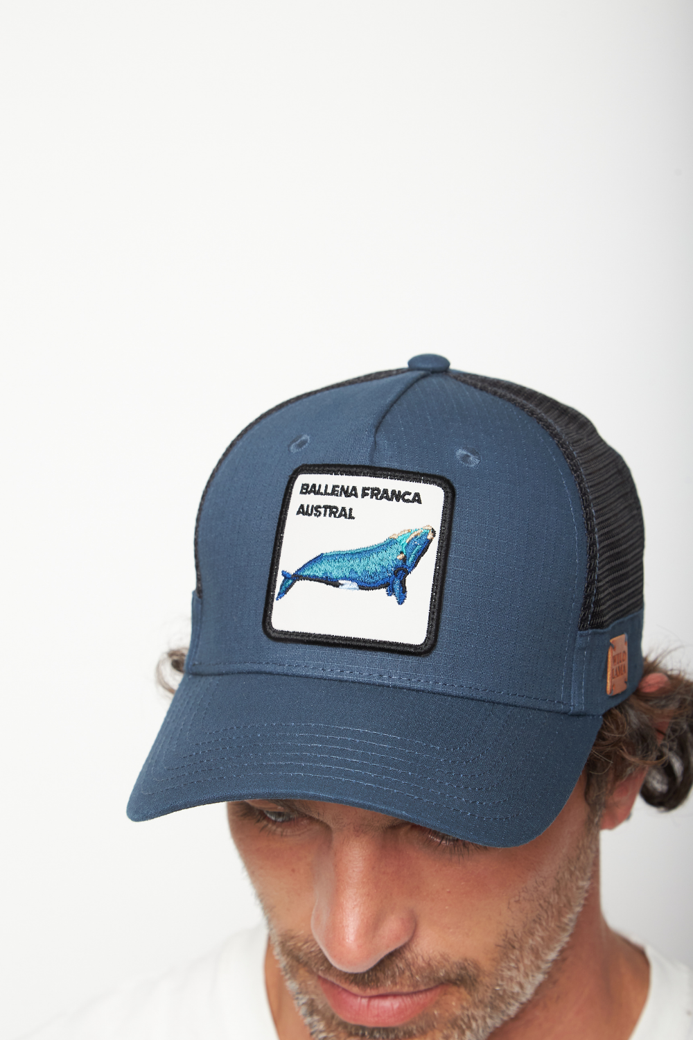 Jockey Ballena Reciclado Azul Marino Ripstop
