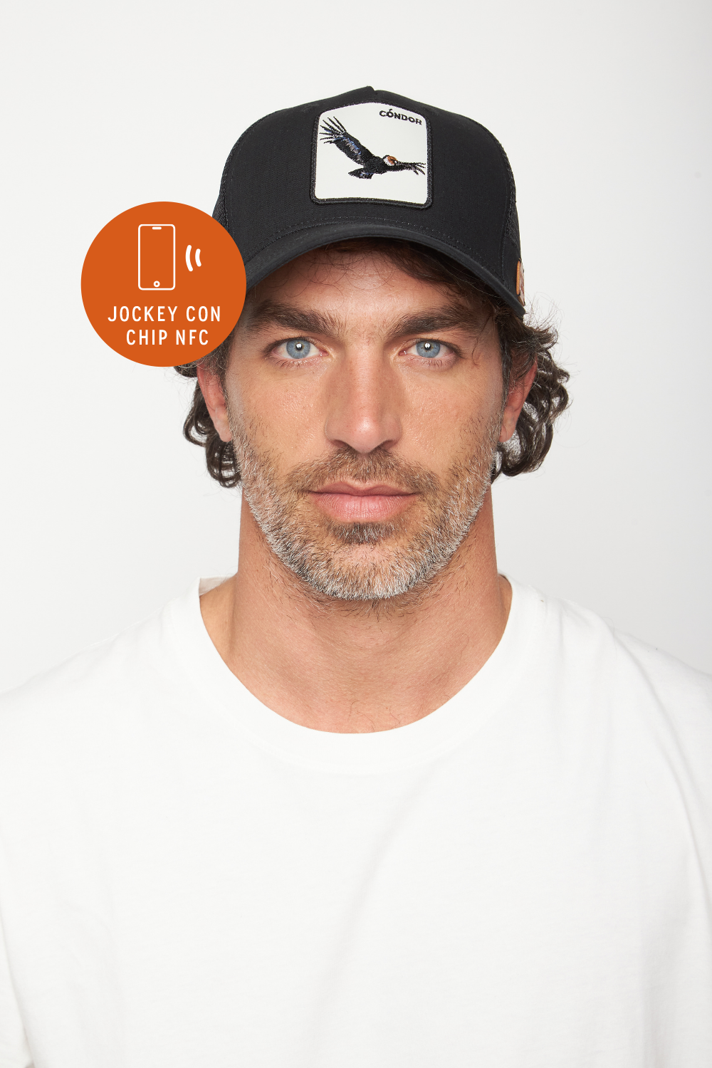 Jockey Cóndor Orgánico Negro CHIP NFC