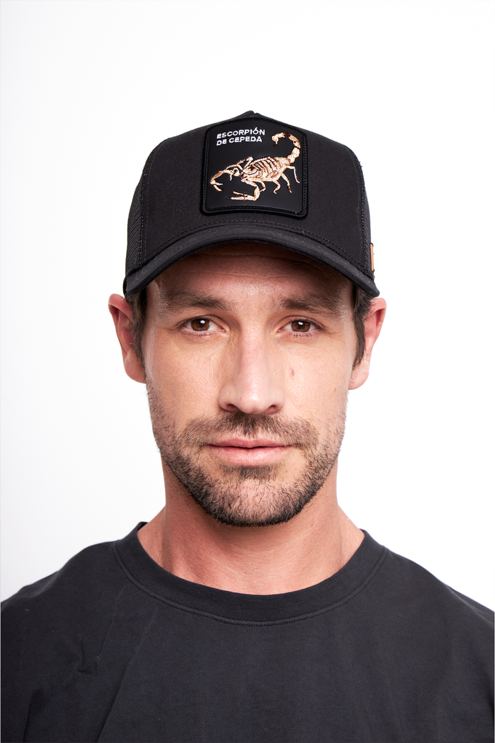 Jockey Escorpión Algodón Organico Negro