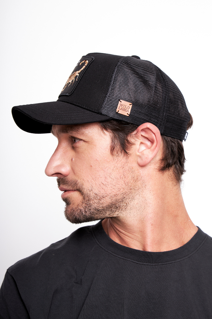 Jockey Escorpión Algodón Organico Negro