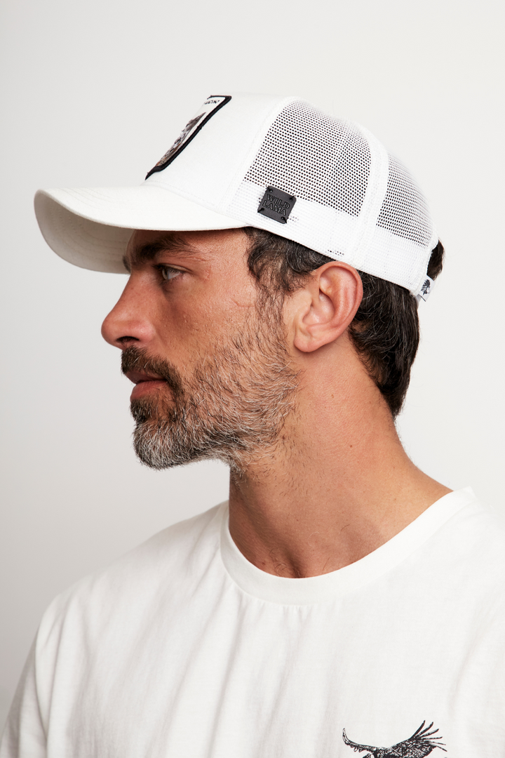 Jockey Gato Andino Fibra de Origen Natural Blanco Lino