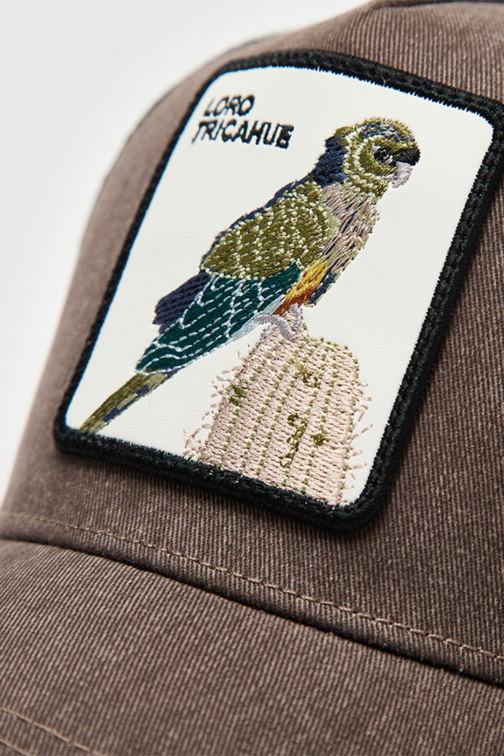 Jockey Loro Tricahue Orgánico Café Lavado