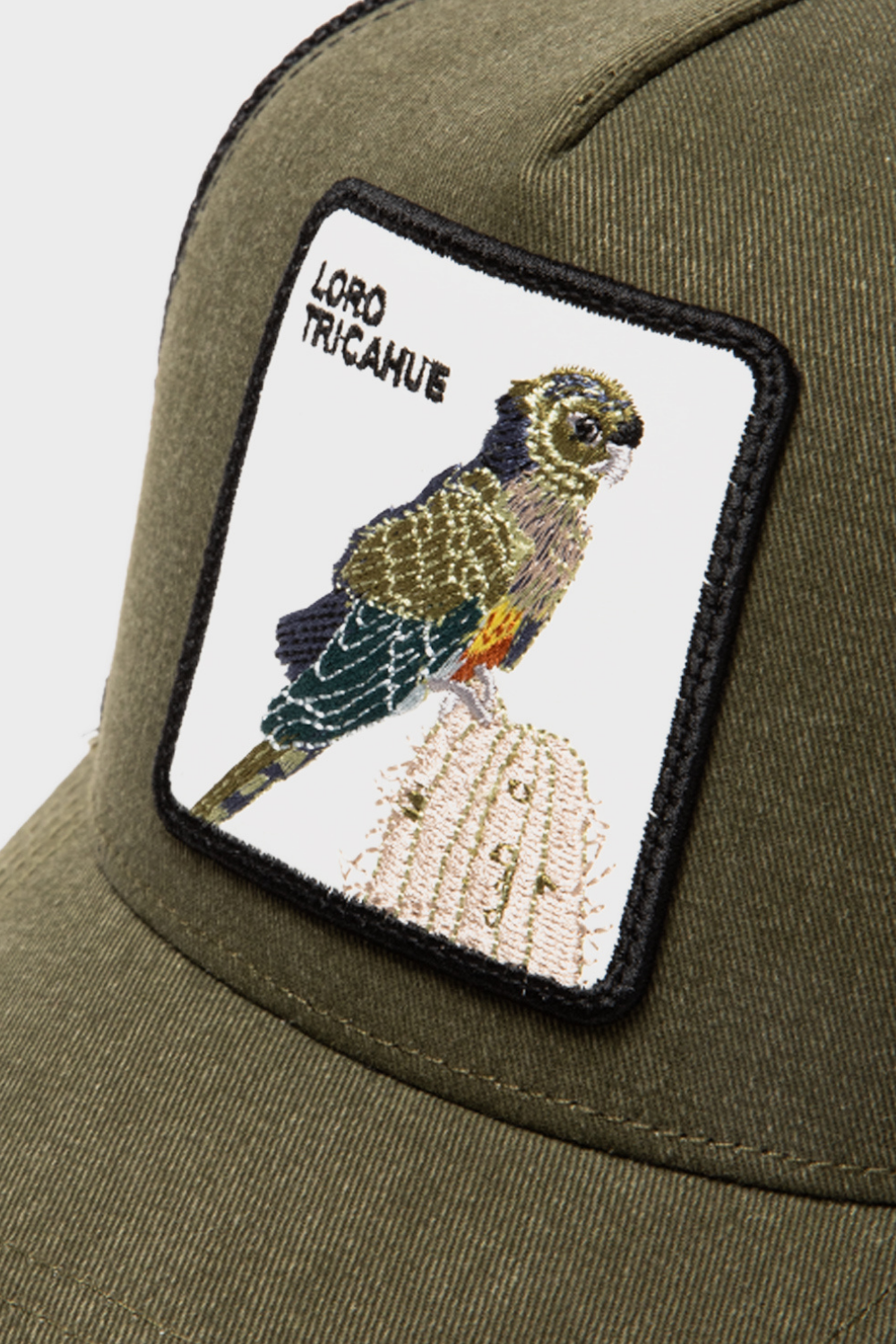 Jockey Loro Tricahue Orgánico Verde Lavado