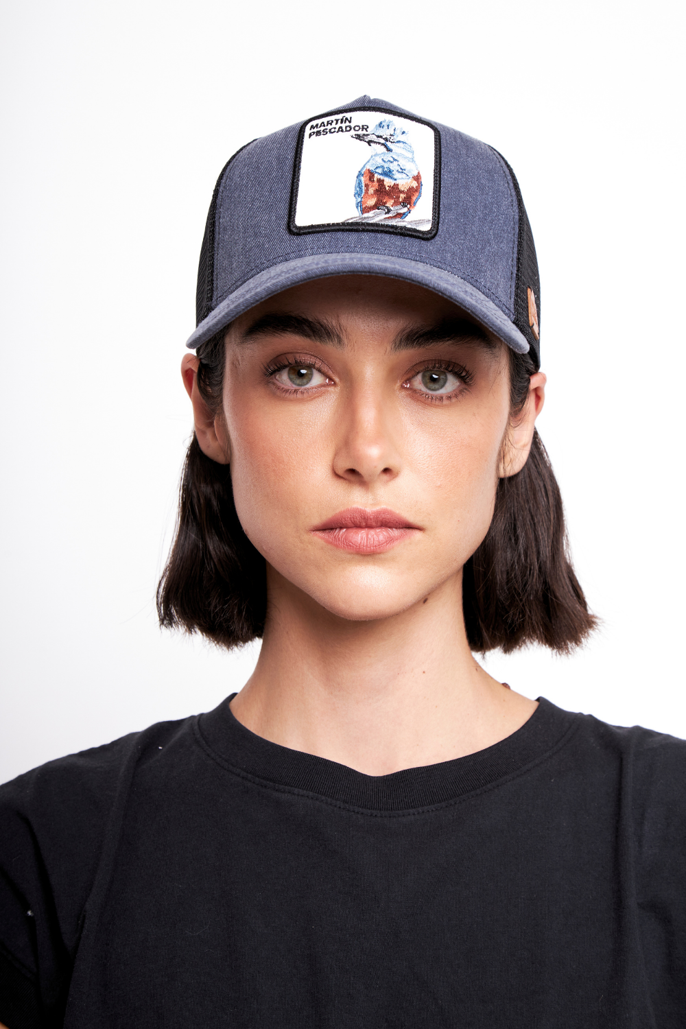 Jockey Martín Pescador Con Causa Azul Marino