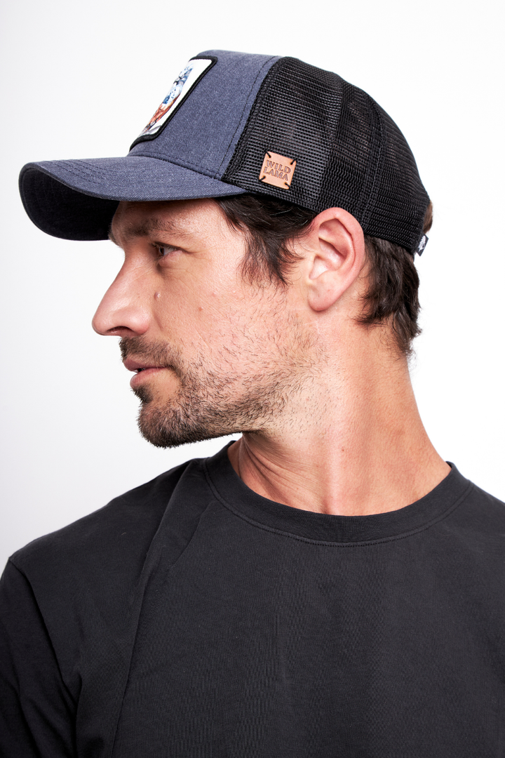 Jockey Martín Pescador Con Causa Azul Marino