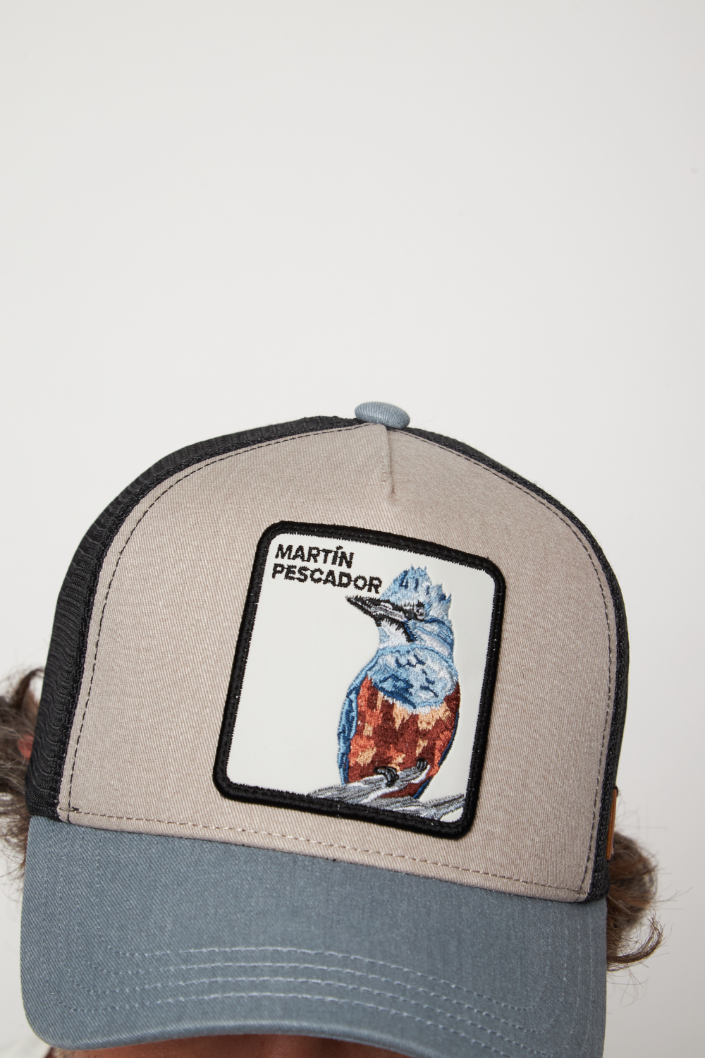 Jockey Martín Pescador Orgánico Beige Lavado