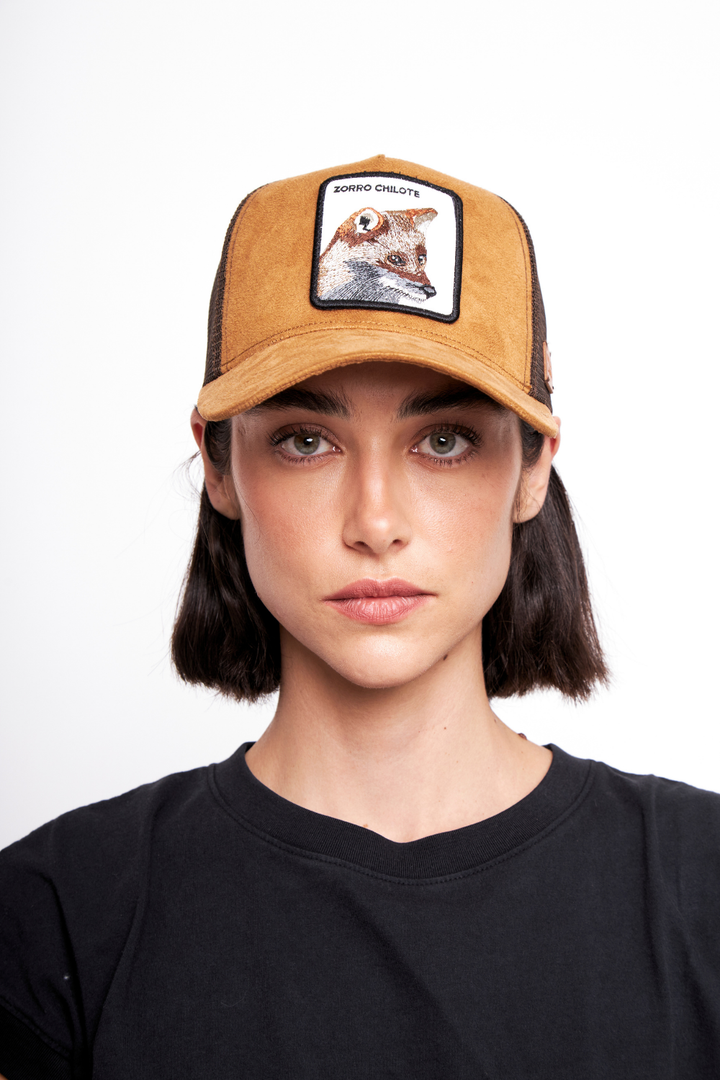 Jockey Zorro Chilote Algodón Orgánico Café