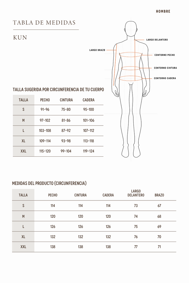 Parka PrimaLoft® Compactable Kun Reciclada Camel Hombre
