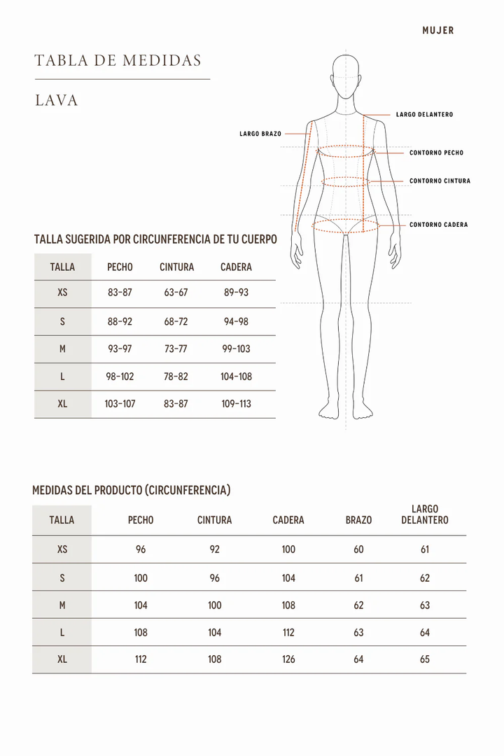 Polar Lava Woman Reciclado Print Beige Mujer