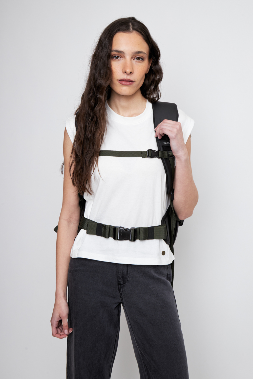 Mochila Travel Baku L Reciclada Negra 44 Lts.