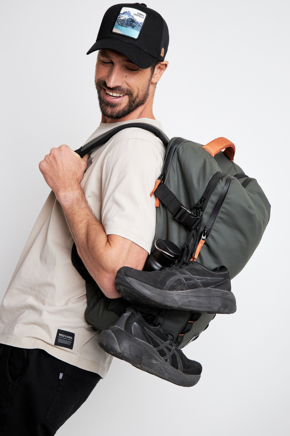 Mochila Travel Baku L Reciclada Verde 44 Lts.