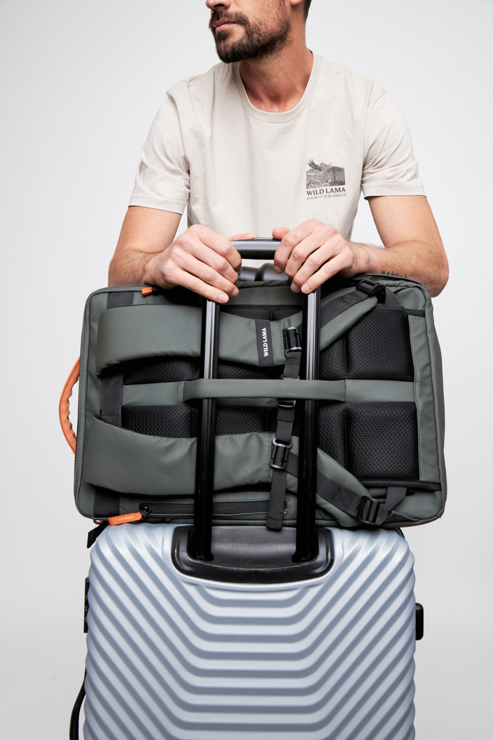 Mochila Travel Baku L Reciclada Verde 44 Lts.