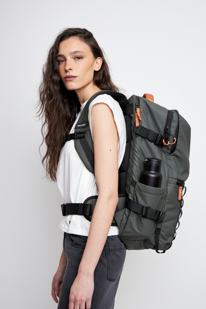 Mochila Travel Baku L Reciclada Verde 44 Lts.