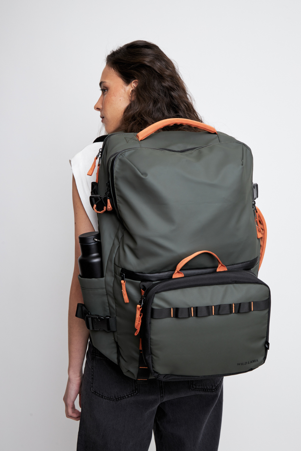 Mochila Travel Baku L Reciclada Verde 44 Lts.