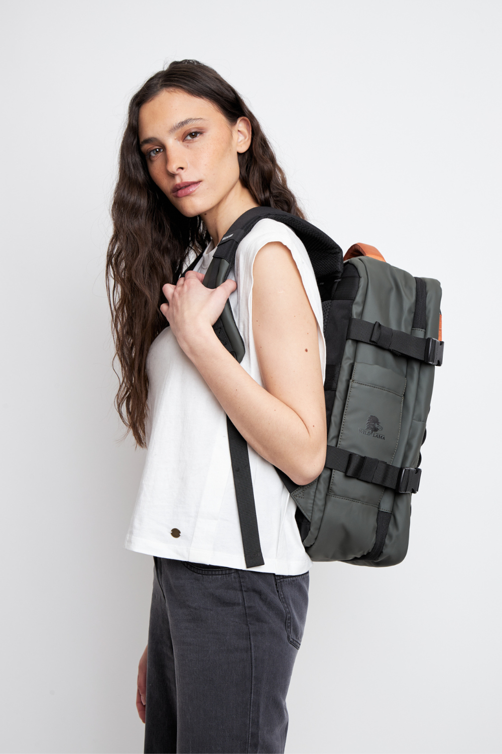 Mochila Travel Baku M Reciclada Verde 26 Lts.