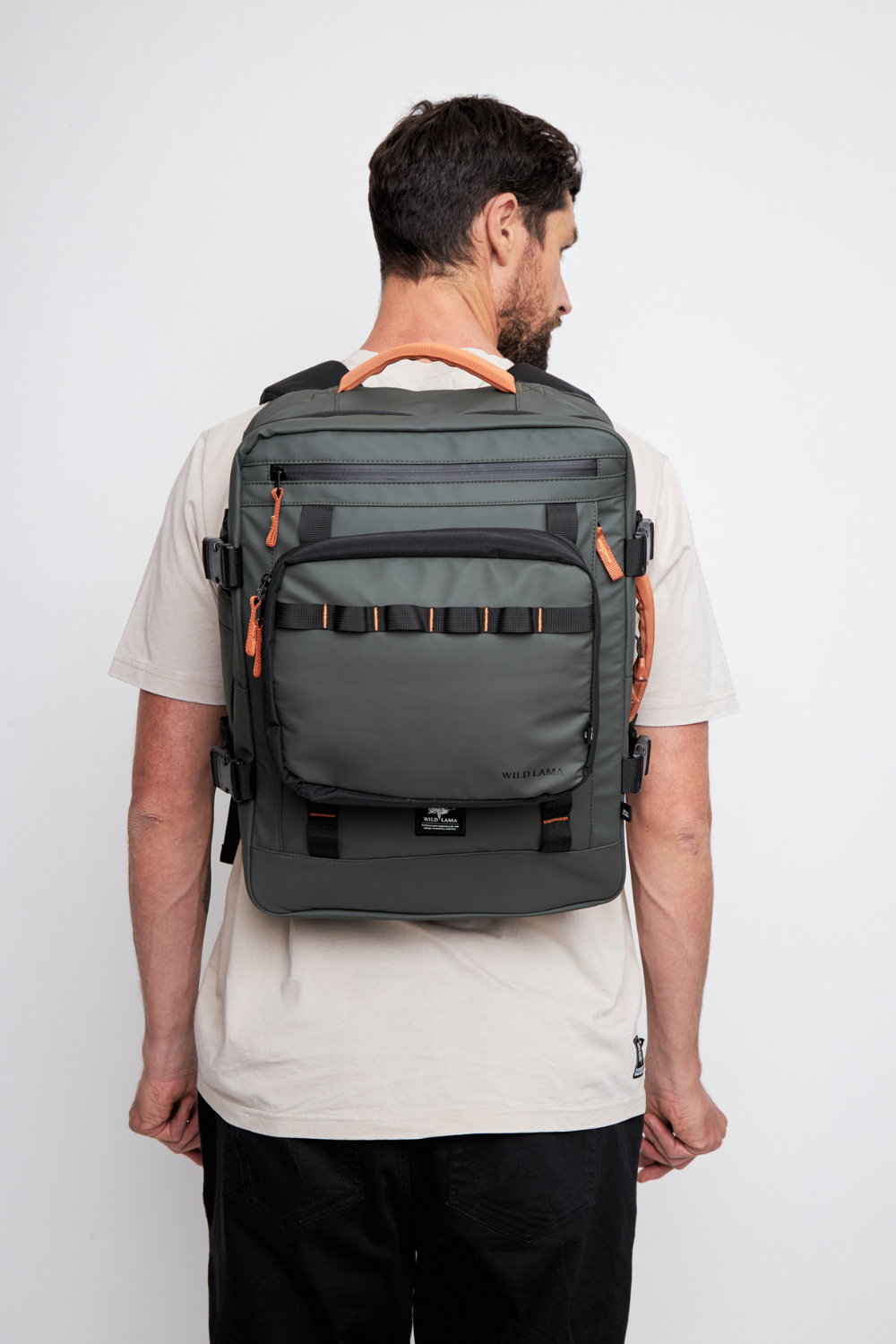 Mochila Travel Baku M Reciclada Verde 26 Lts.