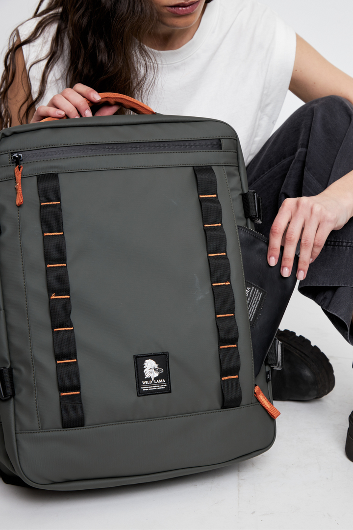 Mochila Travel Baku M Reciclada Verde 26 Lts.