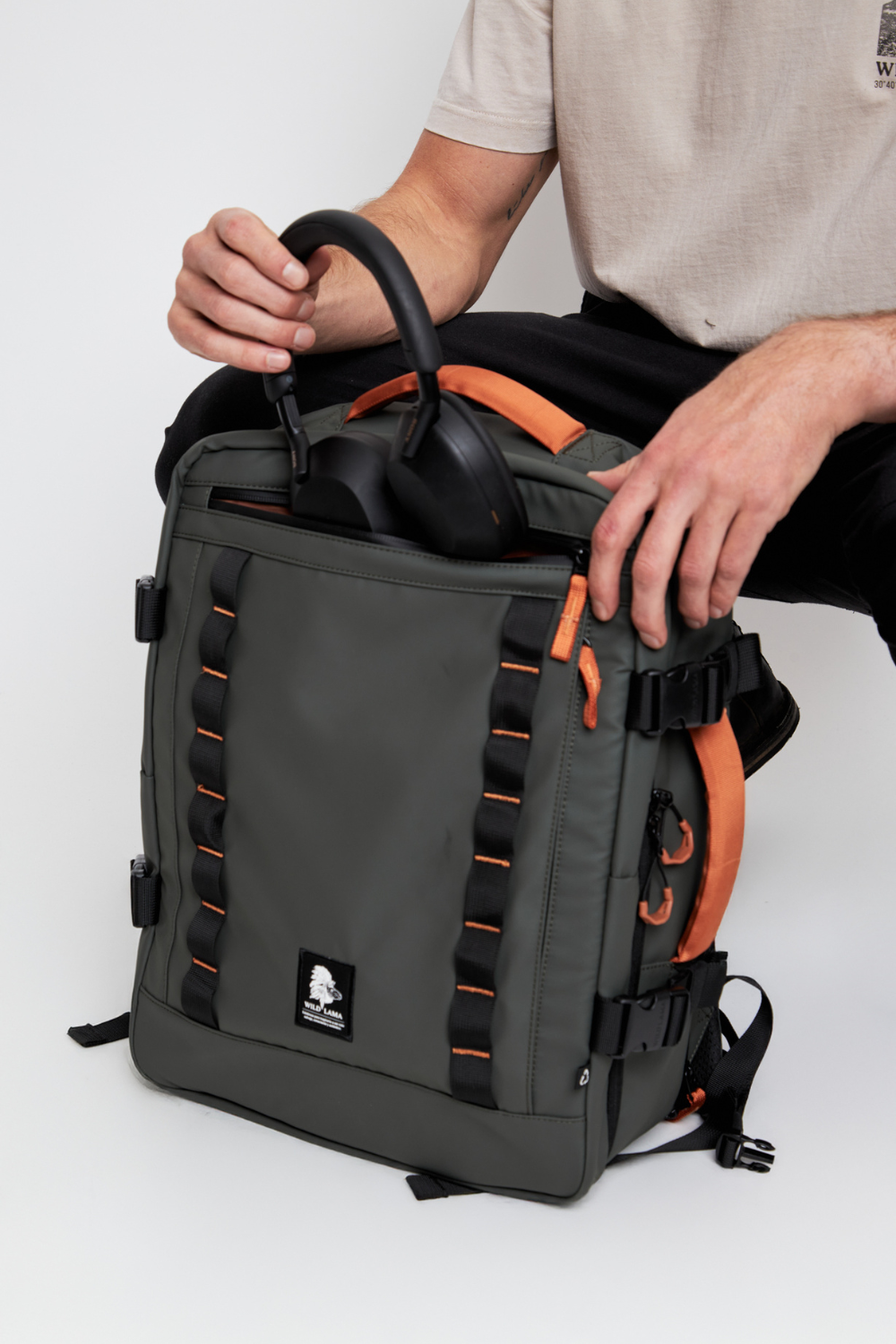 Mochila Travel Baku M Reciclada Verde 26 Lts.