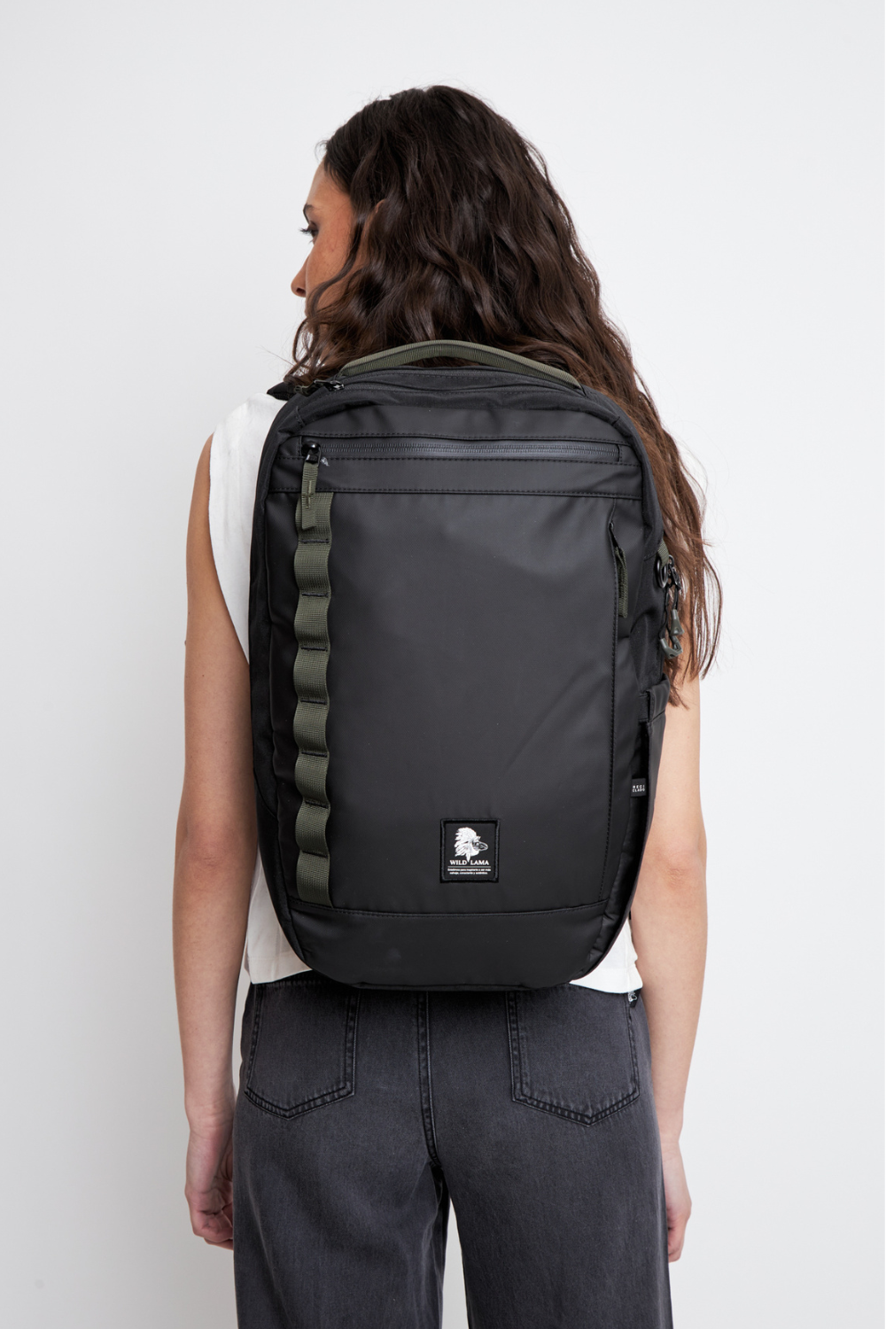 Mochila Travel Baku S Reciclada Negra 21 Lts.