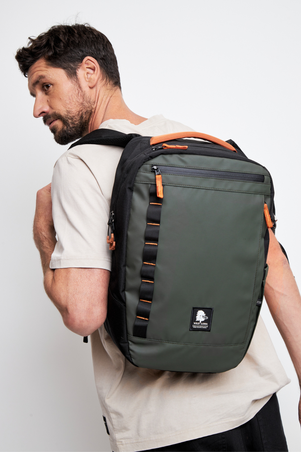 Mochila Travel Baku S Reciclada Verde 21 Lts.