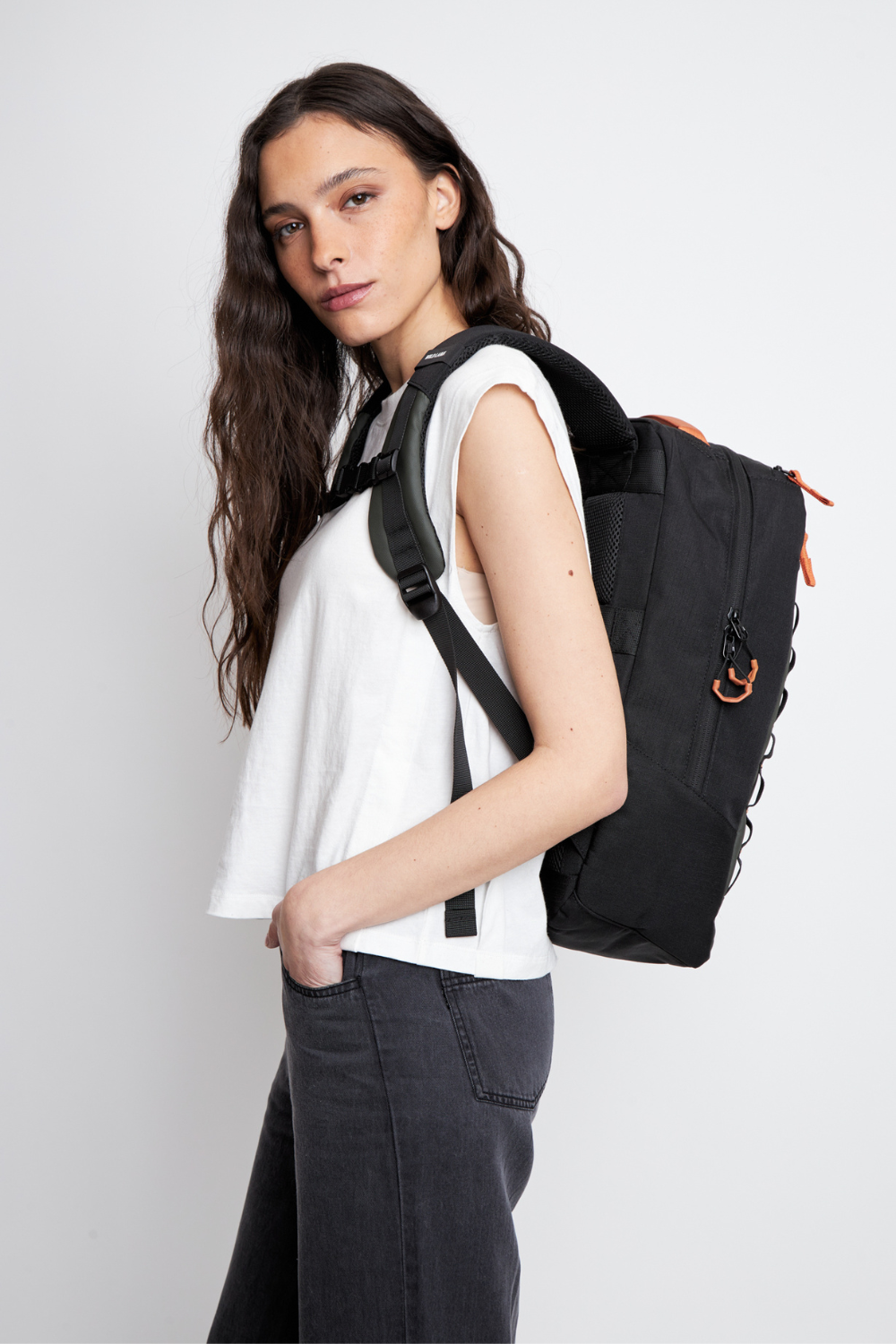 Mochila Travel Baku S Reciclada Verde 21 Lts.